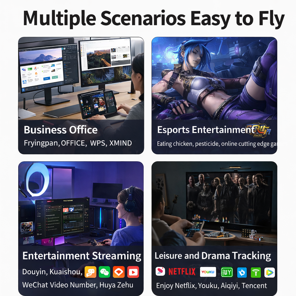 Brand New I9-Level Desktop Computer Host Complete Set Rtx4060/5060 E-Sports Game Office Home Live Broadcast Dedicated
