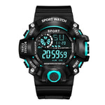 Men’s Military Sports Digital Watch – Large Dial, Waterproof, Luminous, Multifunctional with Alarm for Outdoor Use