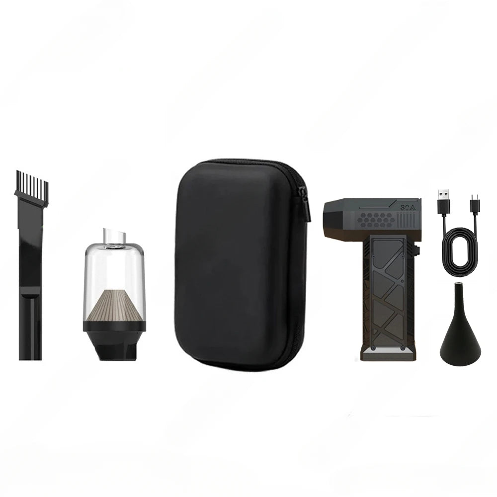 JANGKLIFE3 In 1 Integrated Suction And Blowing Vacuum Combination Vacuum Cleaner USB Charging Small Car Household Vacuum Cleaner