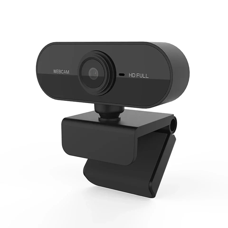 1080P HD Mini Webcam with Mic USB for Laptop Desktop - Ideal for Video Calls And Conferences