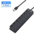 4/7-Port USB 3.0 HUB with LED Indicator Independent Switch Control For Laptop Flash Drive Hard Disk Printer Camera Keyboard