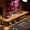 Gaming Monitor Stand Riser – Desktop Computer Elevated Base with Storage for Office & E-Sports Setup