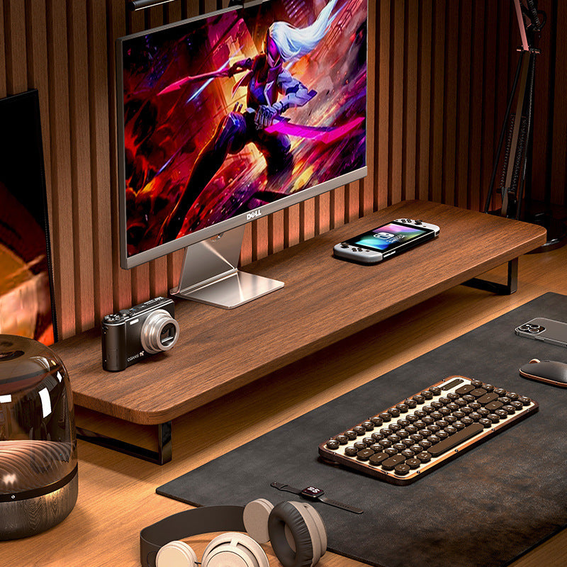 Gaming Monitor Stand Riser – Desktop Computer Elevated Base with Storage for Office & E-Sports Setup