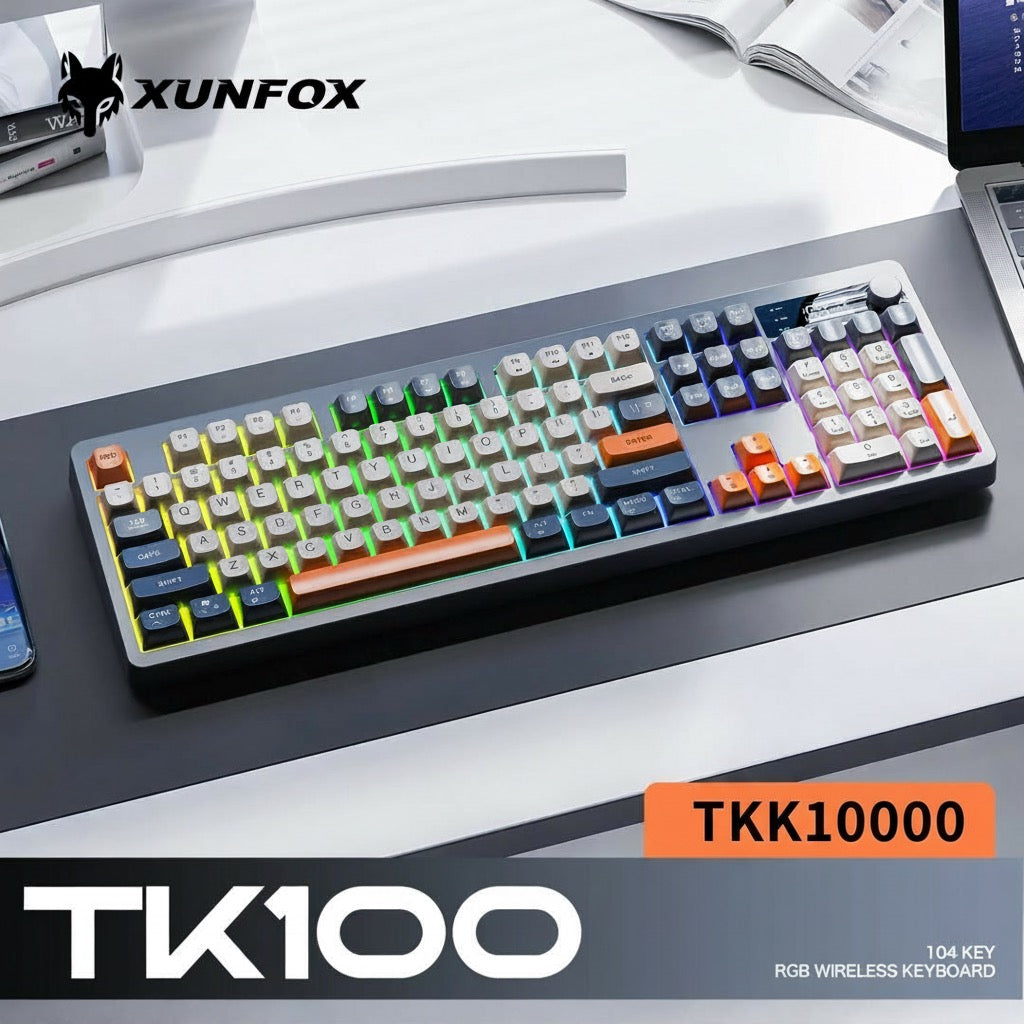 Xuan Silver Fox TK100 Dual-Mode Wireless Mechanical Keyboard