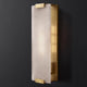 Modern Brass Alabaster Wall Sconce