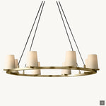 Luxury Copper Fabric Shade Lighting Collection