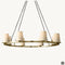 Luxury Copper Fabric Shade Lighting Collection