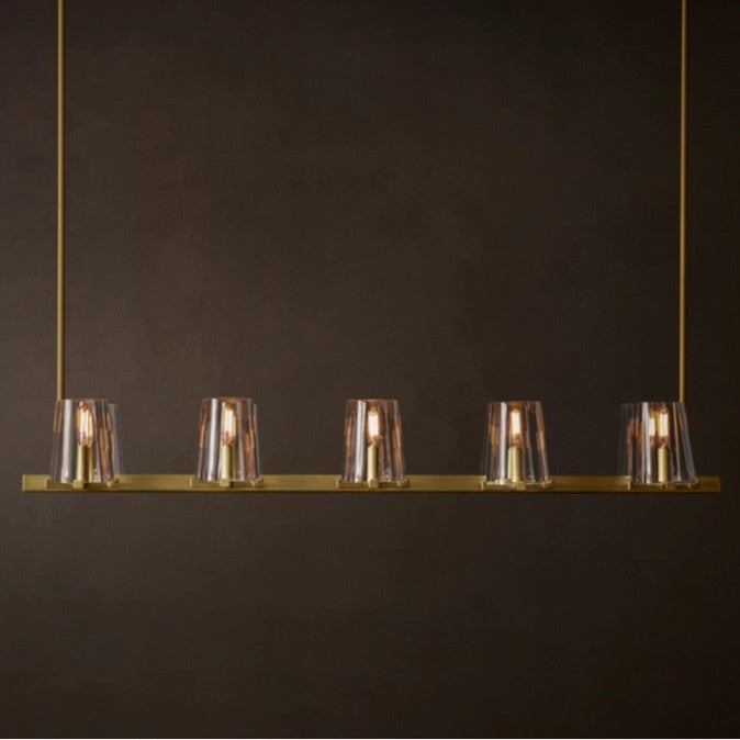 Luxury Copper Glass Lighting Collection