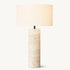 Modern Travertine Table Lamp
