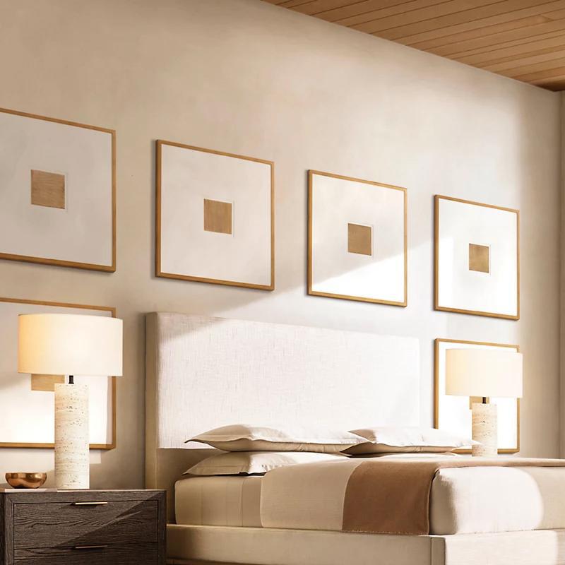 Modern Travertine Table Lamp