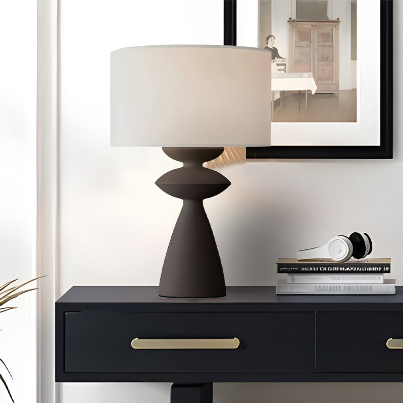 Japanese Minimalist Resin Table Lamp