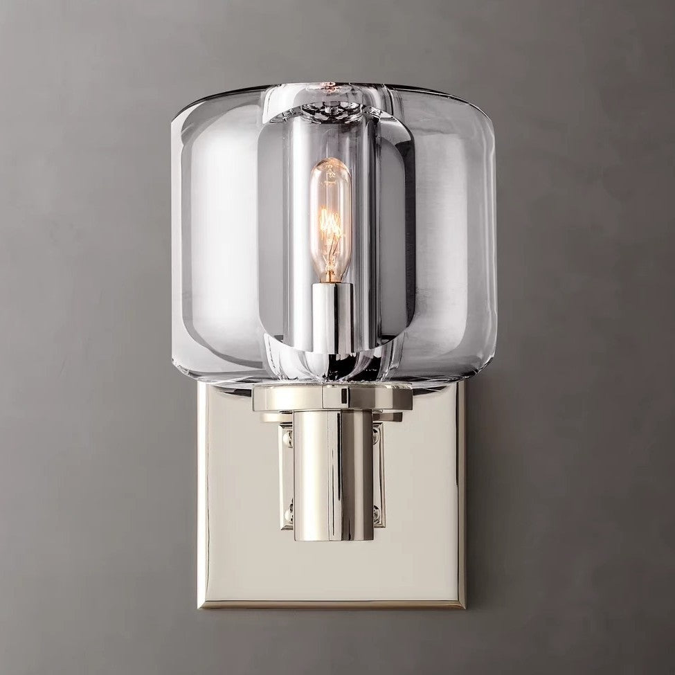 Luxury Copper Crystal Wall Sconce