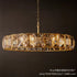Luxury Copper Crystal Chandelier