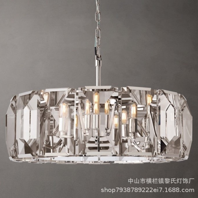 Luxury Copper Crystal Chandelier