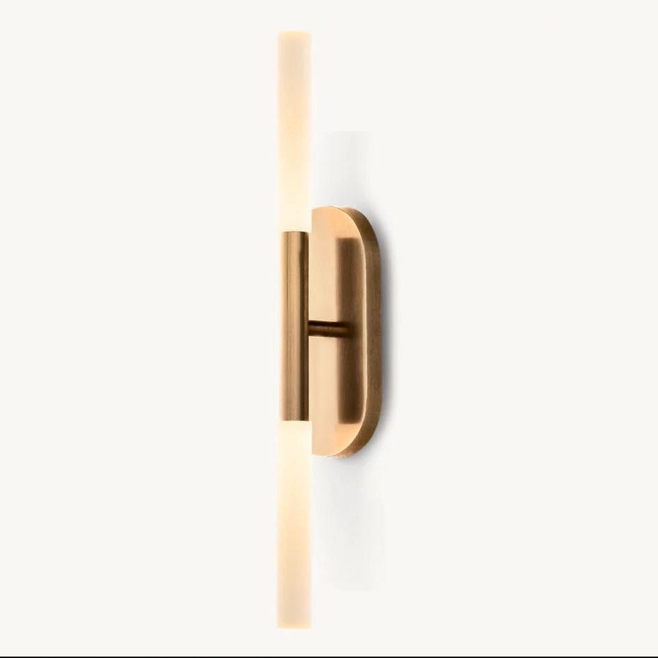 Modern Copper Glass Wall Sconce