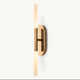Modern Copper Glass Wall Sconce