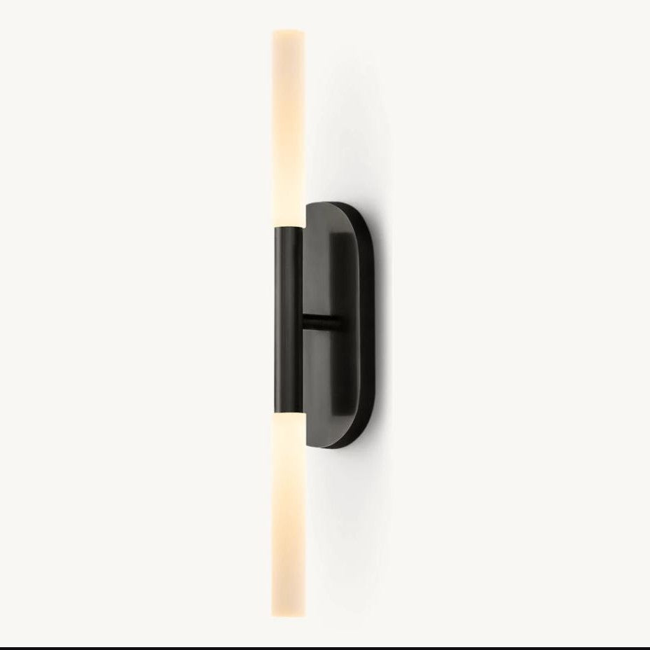 Modern Copper Glass Wall Sconce