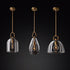 Luxury Copper Crystal Pendant Light