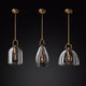 Luxury Copper Crystal Pendant Light