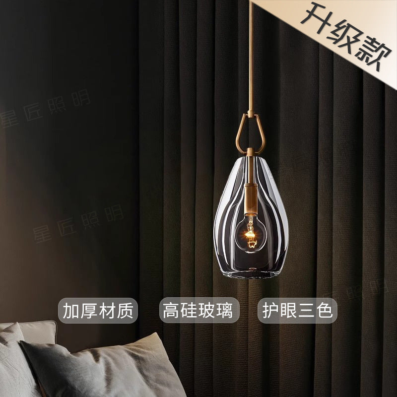 Luxury Copper Crystal Pendant Light