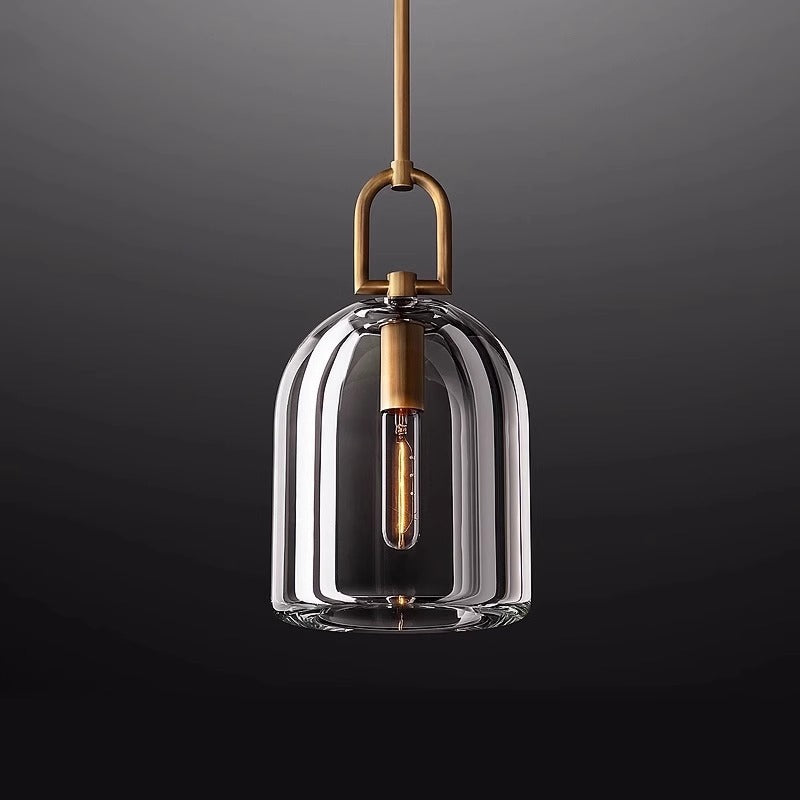 Luxury Copper Crystal Pendant Light
