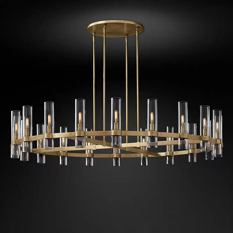 Modern Glass Branch Chandelier