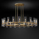 Modern Glass Branch Chandelier