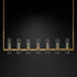 Modern Glass Branch Chandelier