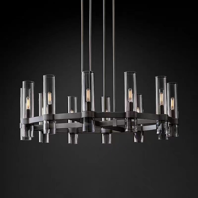Modern Glass Branch Chandelier