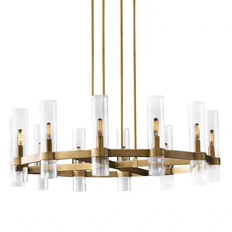 Modern Glass Branch Chandelier