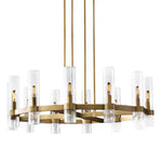 Modern Glass Branch Chandelier