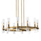 Modern Glass Branch Chandelier
