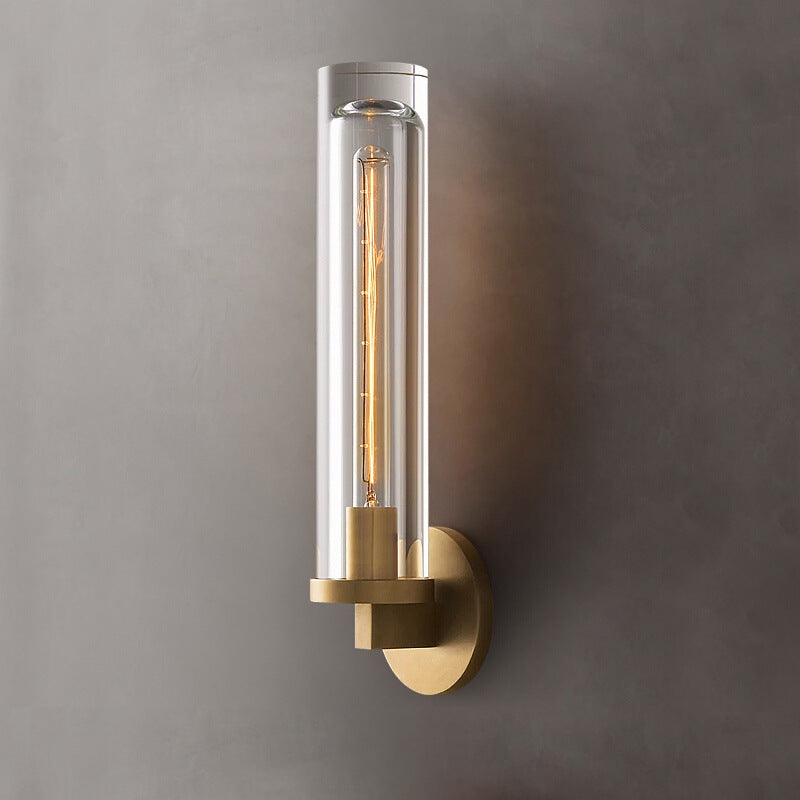 Luxury Copper Crystal Wall Sconce