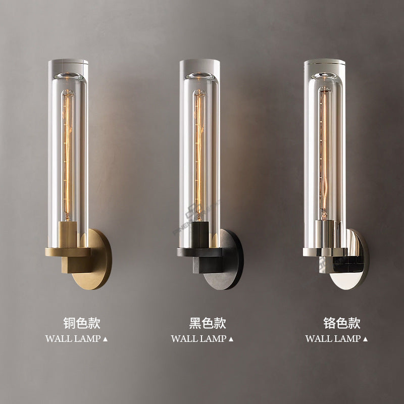 Luxury Copper Crystal Wall Sconce