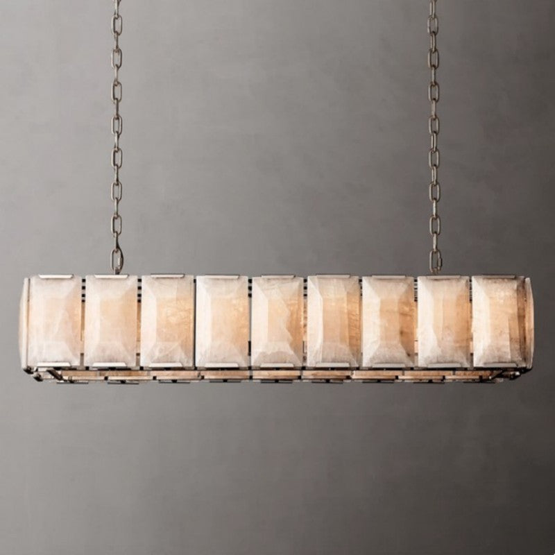 Luxury Marble Linear Chandelier