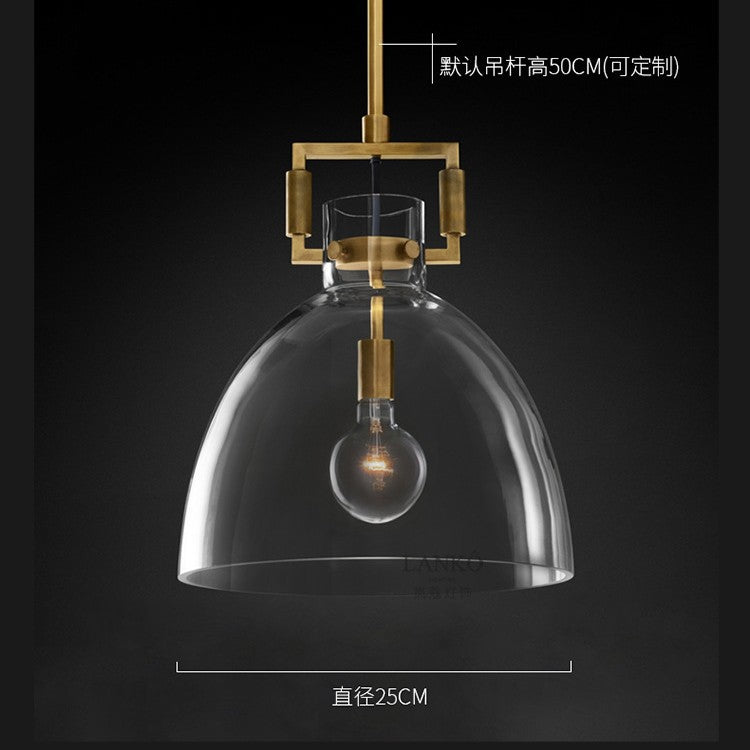 Modern Glass Pendant Light