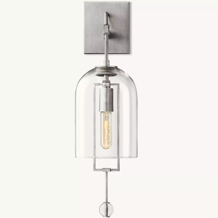 Luxury Copper Glass Wall Sconce