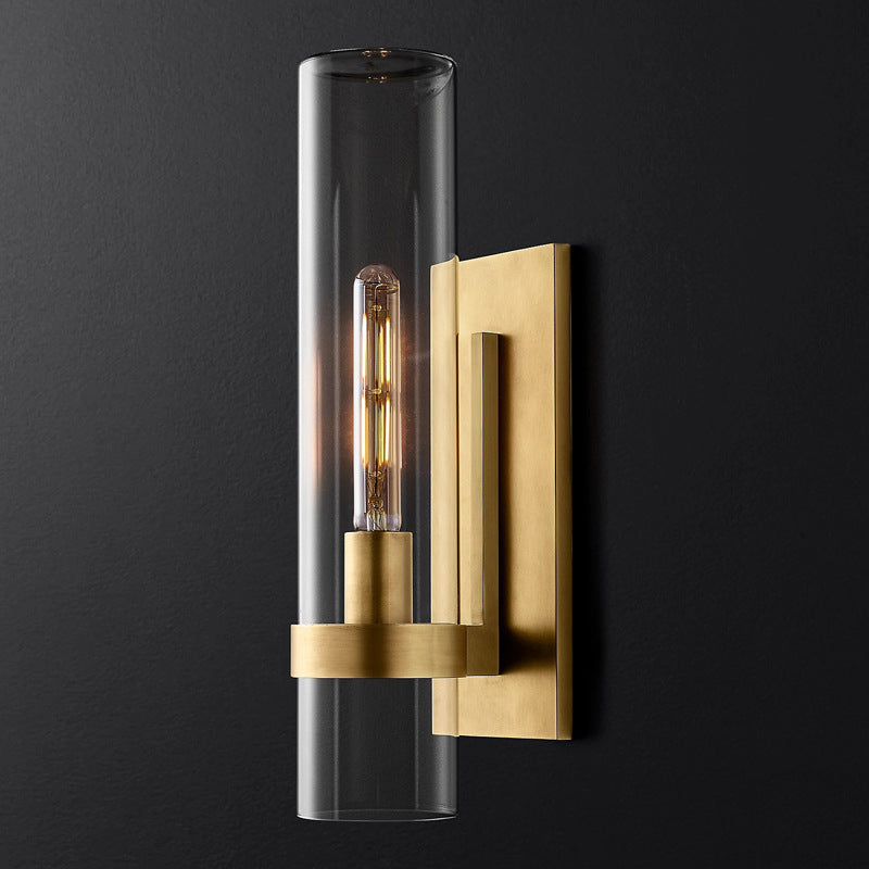 Luxury Copper Crystal Wall Sconce