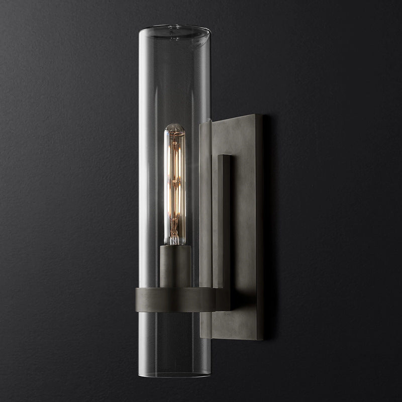 Luxury Copper Crystal Wall Sconce