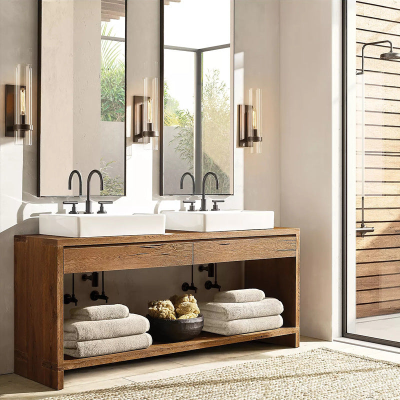 Luxury Copper Crystal Wall Sconce
