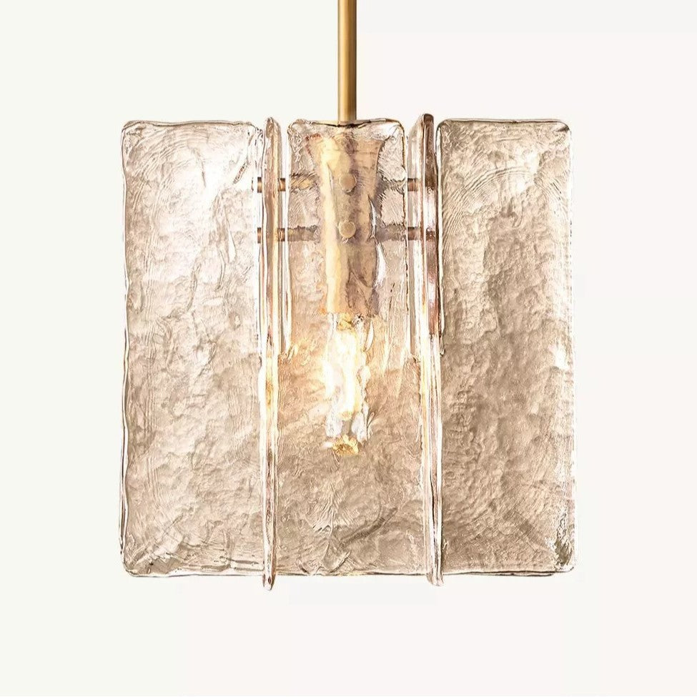 Luxury Copper & Glass Chandelier Collection