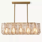 Luxury Copper & Glass Chandelier Collection