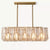 Luxury Copper & Glass Chandelier Collection