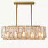 Luxury Copper & Glass Chandelier Collection