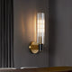 Vintage Copper Glass Wall Sconce