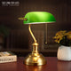 Vintage Copper Glass Table Lamp