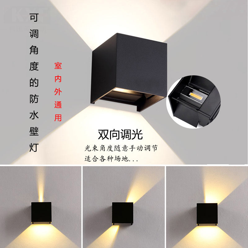 Modern Waterproof LED Wall Sconce with Motion Sensor
