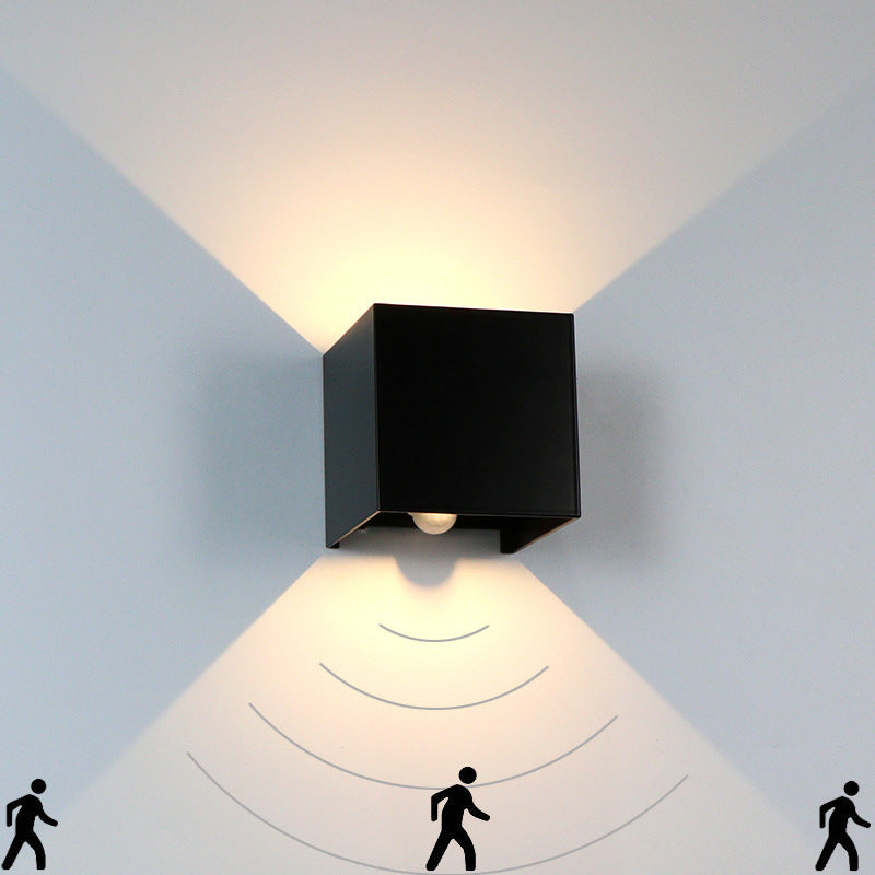 Modern Waterproof LED Wall Sconce with Motion Sensor