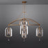 Modern Copper Glass Pendant Light