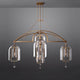 Modern Copper Glass Pendant Light